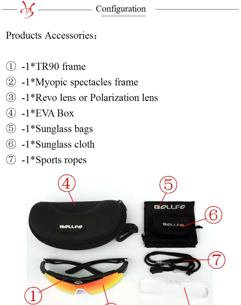 Sports Cycling Goggles with Reflective Lens Black — feature 15