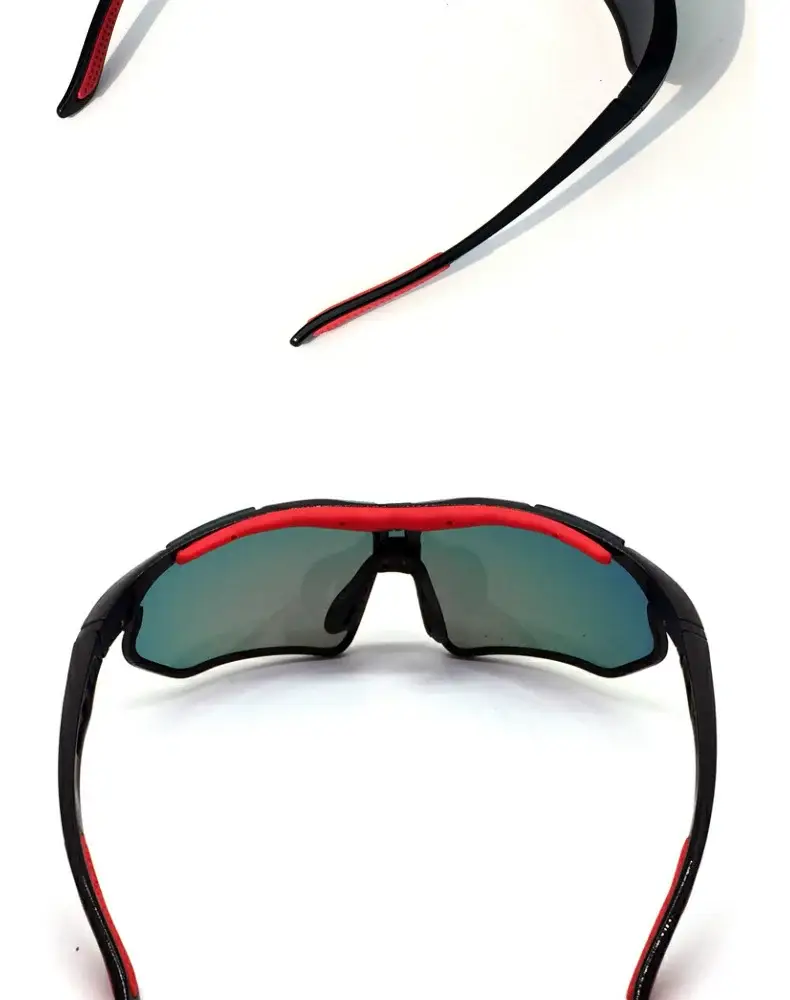 Sports Cycling Goggles with Reflective Lens Black — feature 19