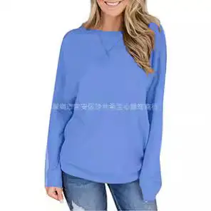 Women's Hot Neck Sweatshirt Maroon 2025 Autumn