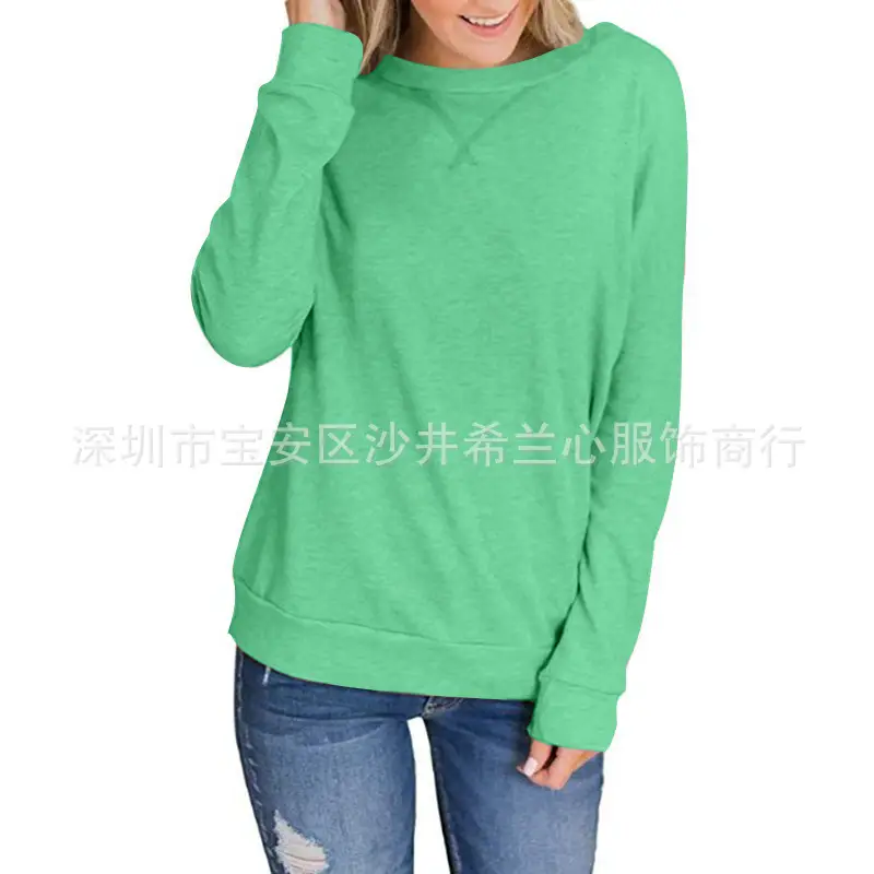 Women's Hot Neck Sweatshirt Maroon 2025 Autumn