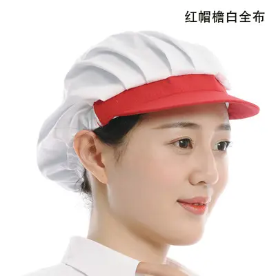 Women's Mesh Dustproof Work Hat with Blue Trim - Image 13