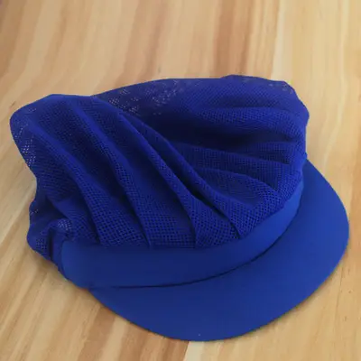 Women's Mesh Dustproof Work Hat with Blue Trim - Image 28
