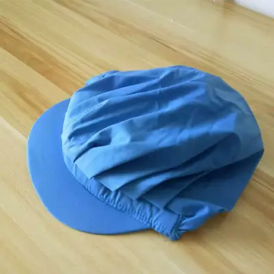 Women's Mesh Dustproof Work Hat with Blue Trim - Image 31
