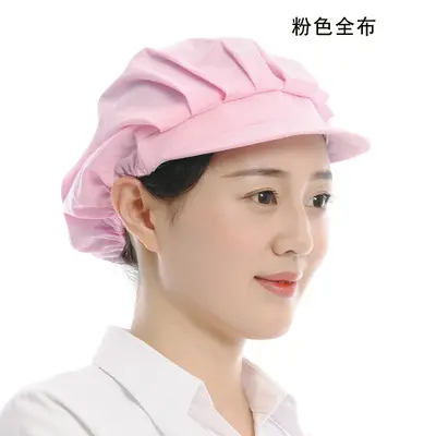 Women's Mesh Dustproof Work Hat with Blue Trim - Image 9