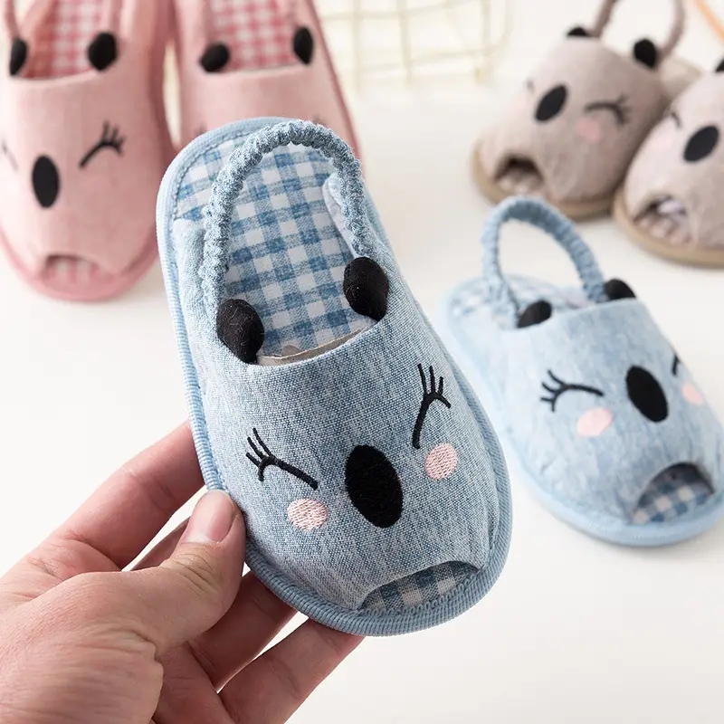 Baby Cartoon Slippers Spring Autumn Wearable
