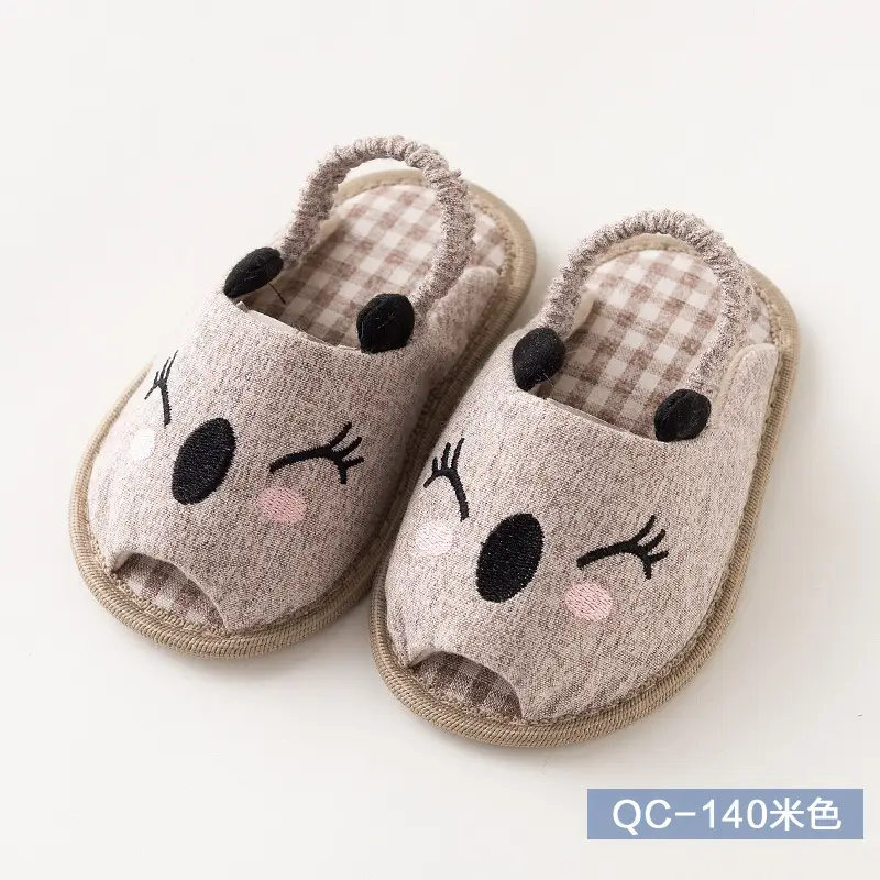 Baby Cartoon Slippers Spring Autumn Wearable