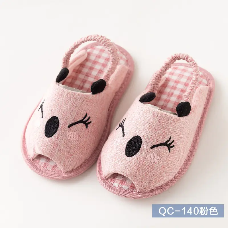 Baby Cartoon Slippers Spring Autumn Wearable