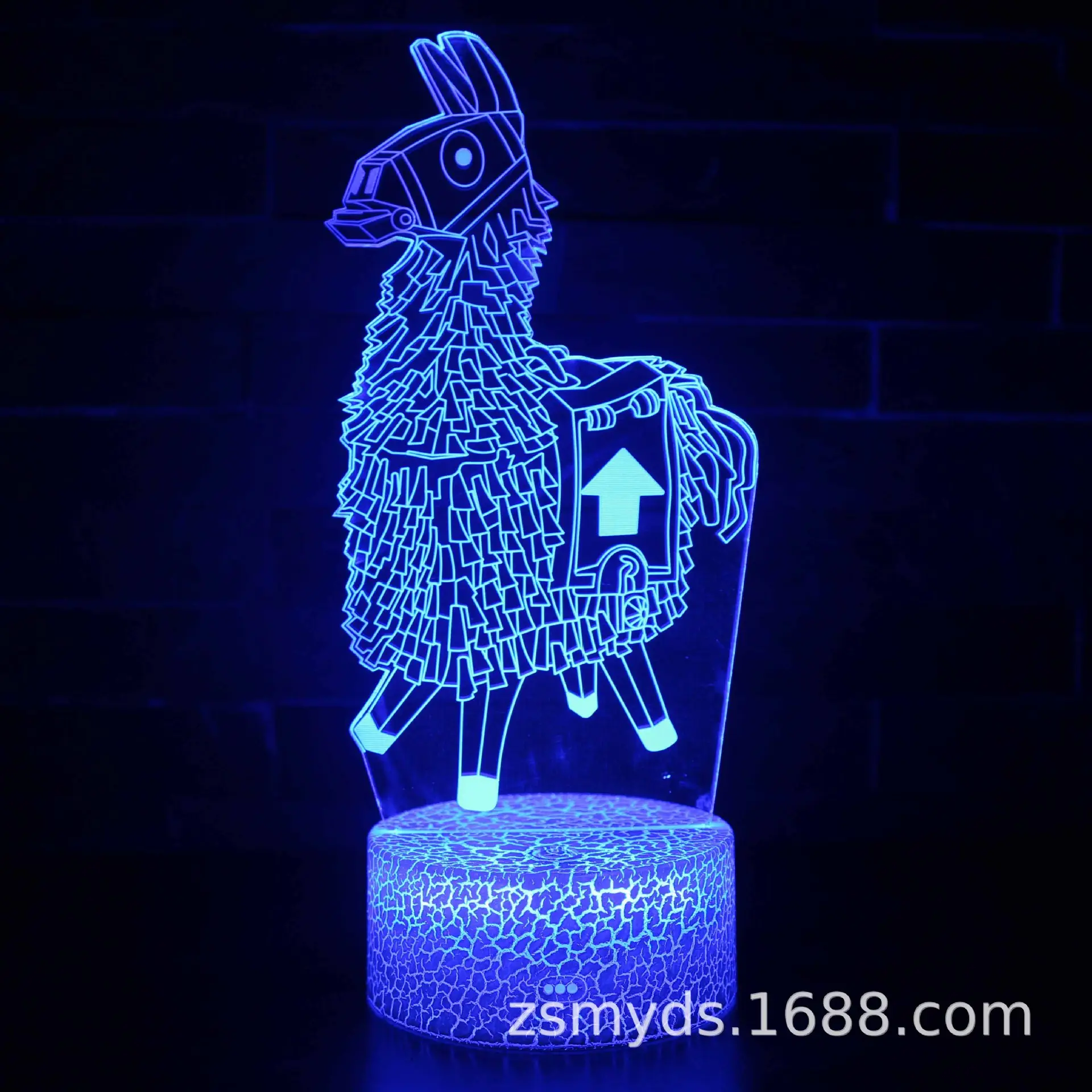 3D LED Night Light Gun Design Table Lamp