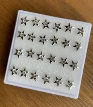 Women's Pink Rhinestone Earrings with Diamond Inlays — feature 21