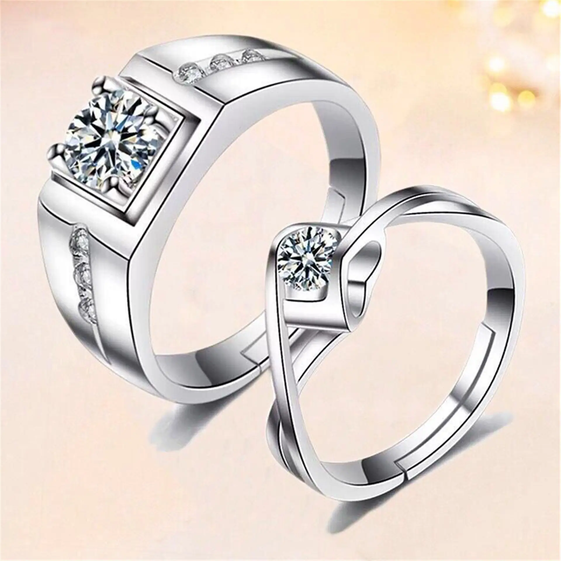 18K Platinum Wide Diamond Men's Ring with Gemstone Center — feature 20