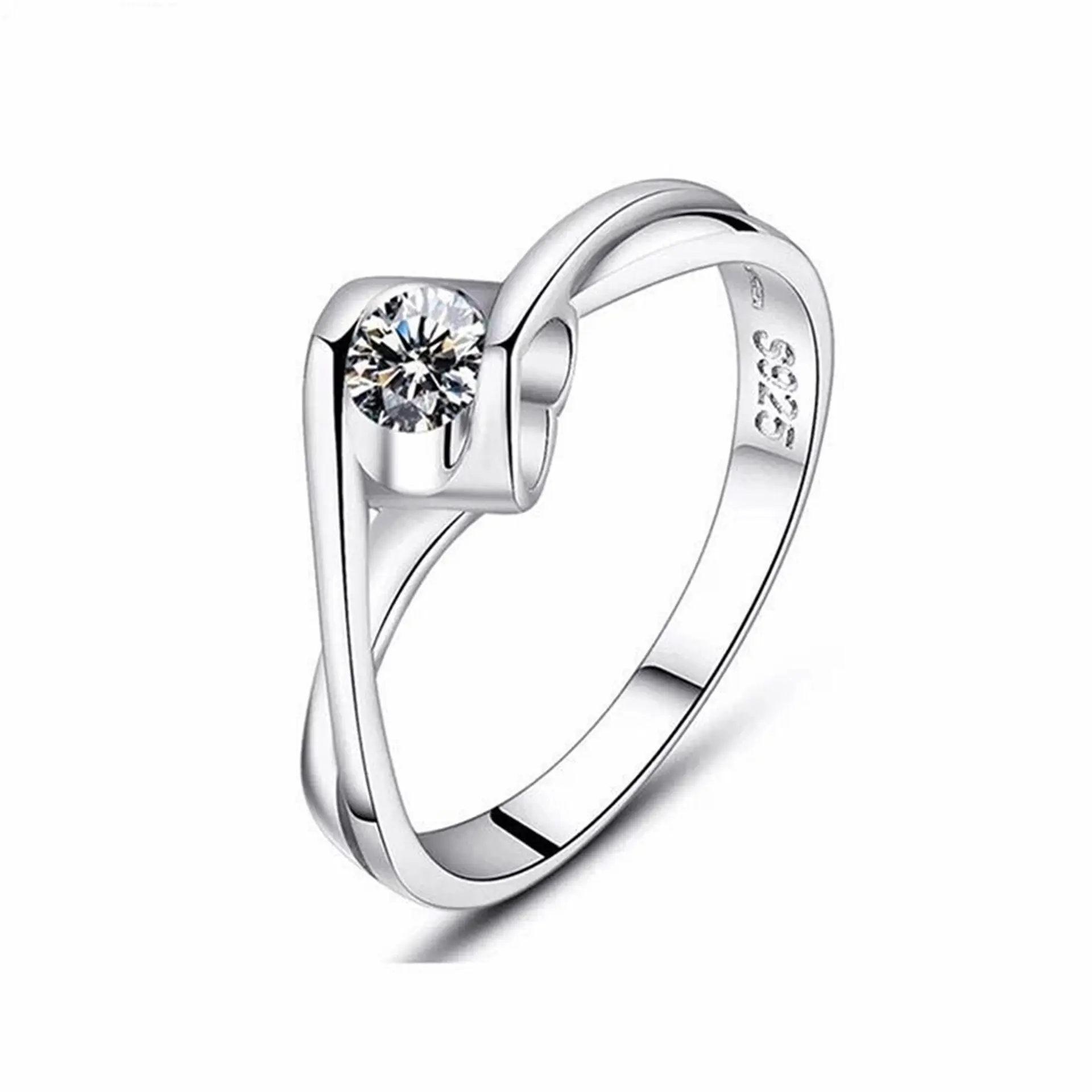 18K Platinum Wide Diamond Men's Ring with Gemstone Center - Image 2