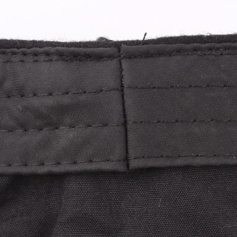 Navy Woolen Button Rope Army Cap for Men Women Autumn Winter - Image 7