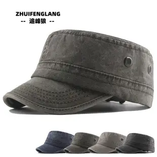 Navy Woolen Button Rope Army Cap for Men Women Autumn Winter — feature 3