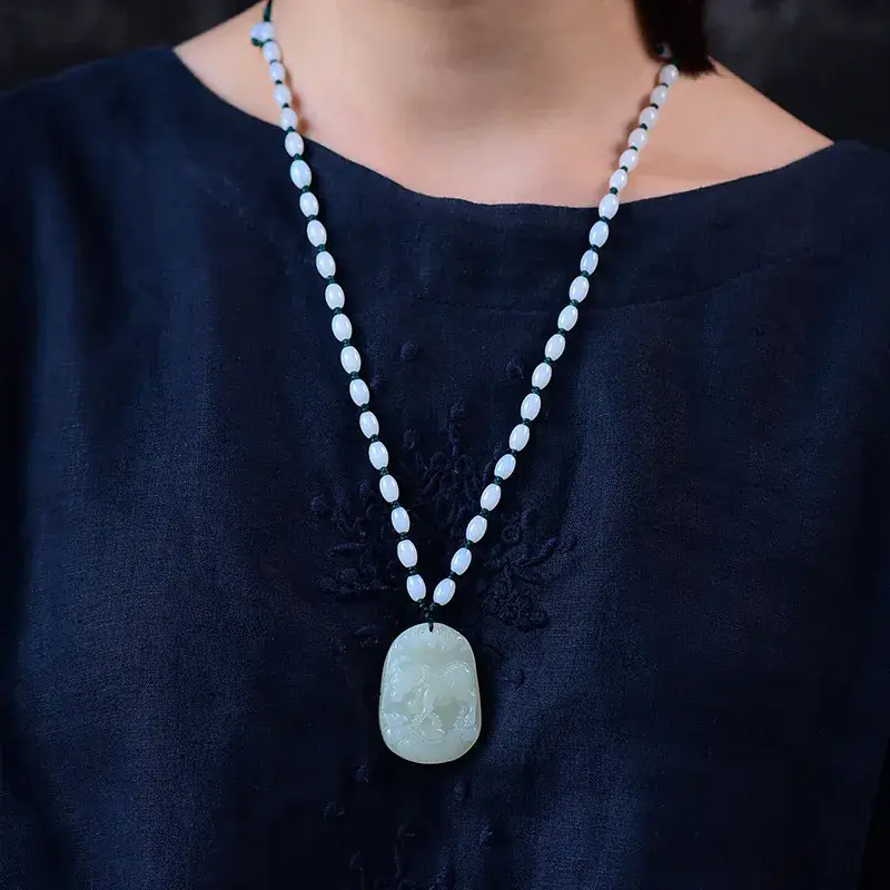 Natural Hotan Jade Buddha Pendant Necklace 12 Zodiac 8 Patron Saint - Image 10