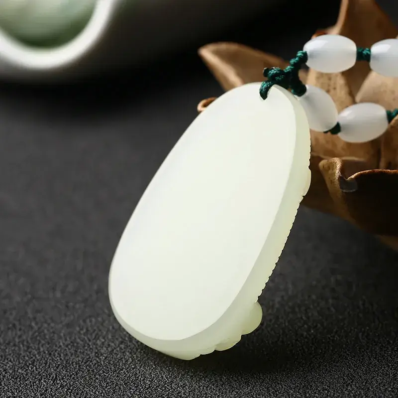 Natural Hotan Jade Buddha Pendant Necklace 12 Zodiac 8 Patron Saint - Image 11