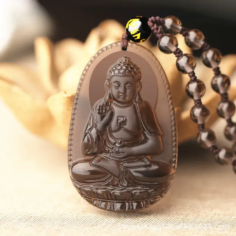 Natural Hotan Jade Buddha Pendant Necklace 12 Zodiac 8 Patron Saint — feature 7