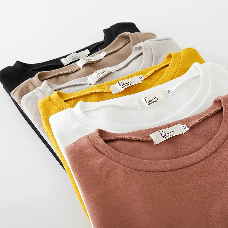 Wholesale Korean Style Women's Short Sleeve T-Shirts - Image 3