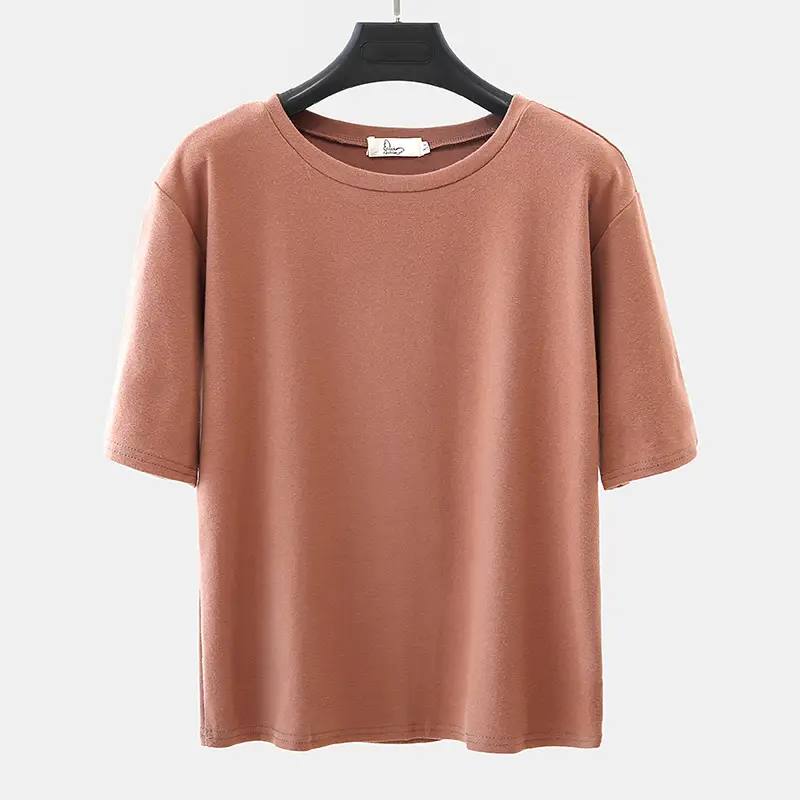 Wholesale Korean Style Women's Short Sleeve T-Shirts - Image 4