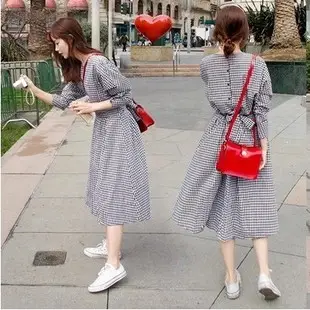 Women Denim Mid-Length Slimming Shirt Large — feature 2