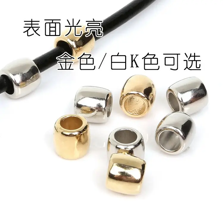 Gold Plated Plastic CCB Bucket Beads for DIY Jewelry - Image 4