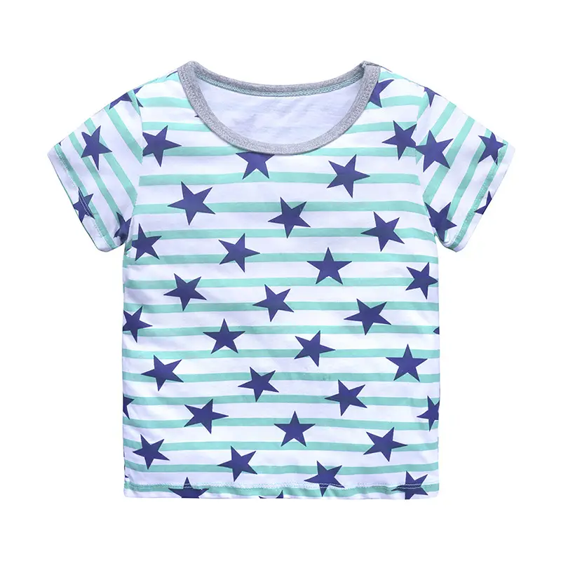 Children's Helicopter Striped T-Shirt Red White Boys 2026 - Image 7