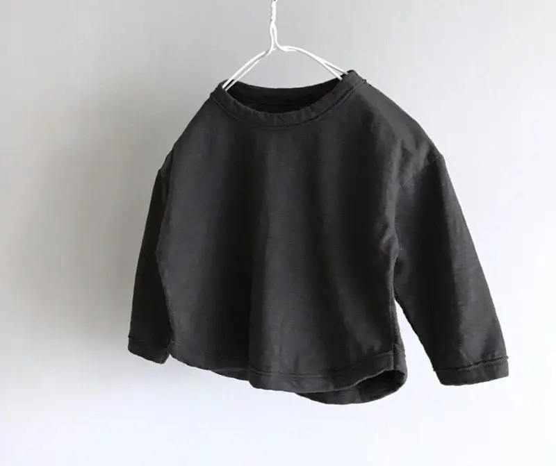 White Long-Sleeve T-Shirt for Boys Bamboo Cotton Round Neck — feature 13