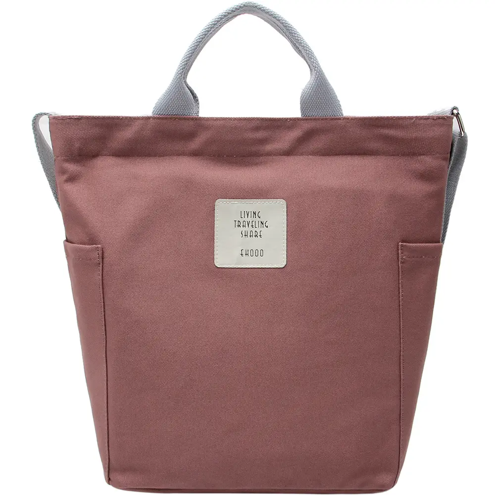 2026 Korean Style Canvas Bag for Women Solid Color Large Capacity - Image 9