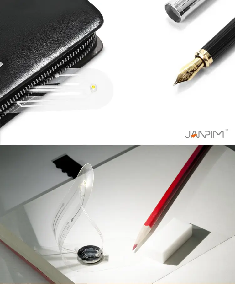 Transparent Bookmark Lamp with LED Night Light — feature 10