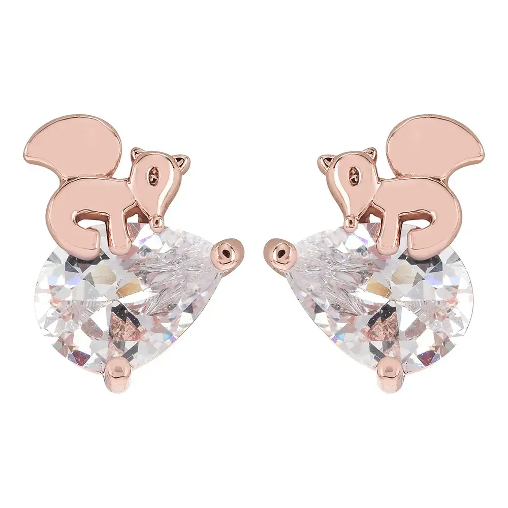 Zircon Squirrel Earrings for Women