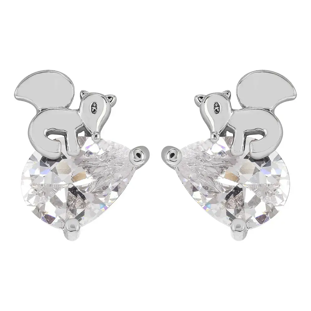 Zircon Squirrel Earrings for Women