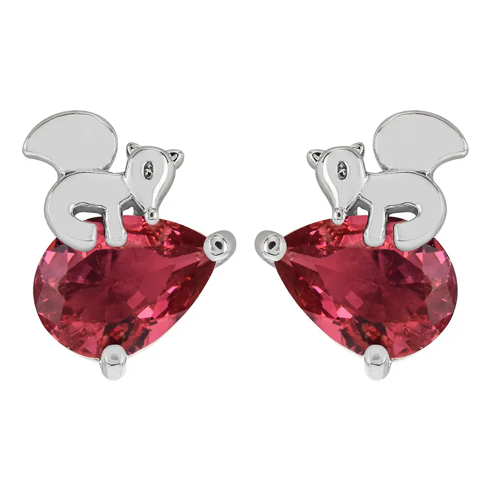 Zircon Squirrel Earrings for Women