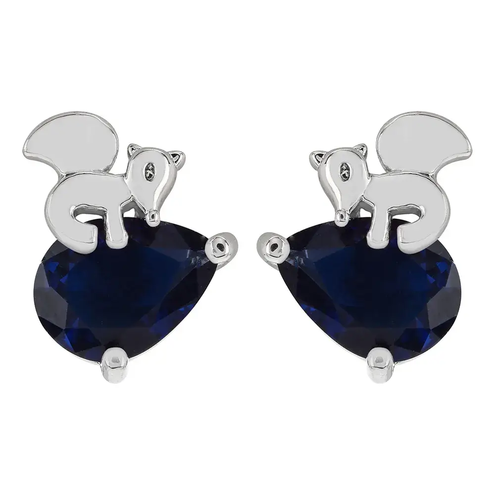 Zircon Squirrel Earrings for Women