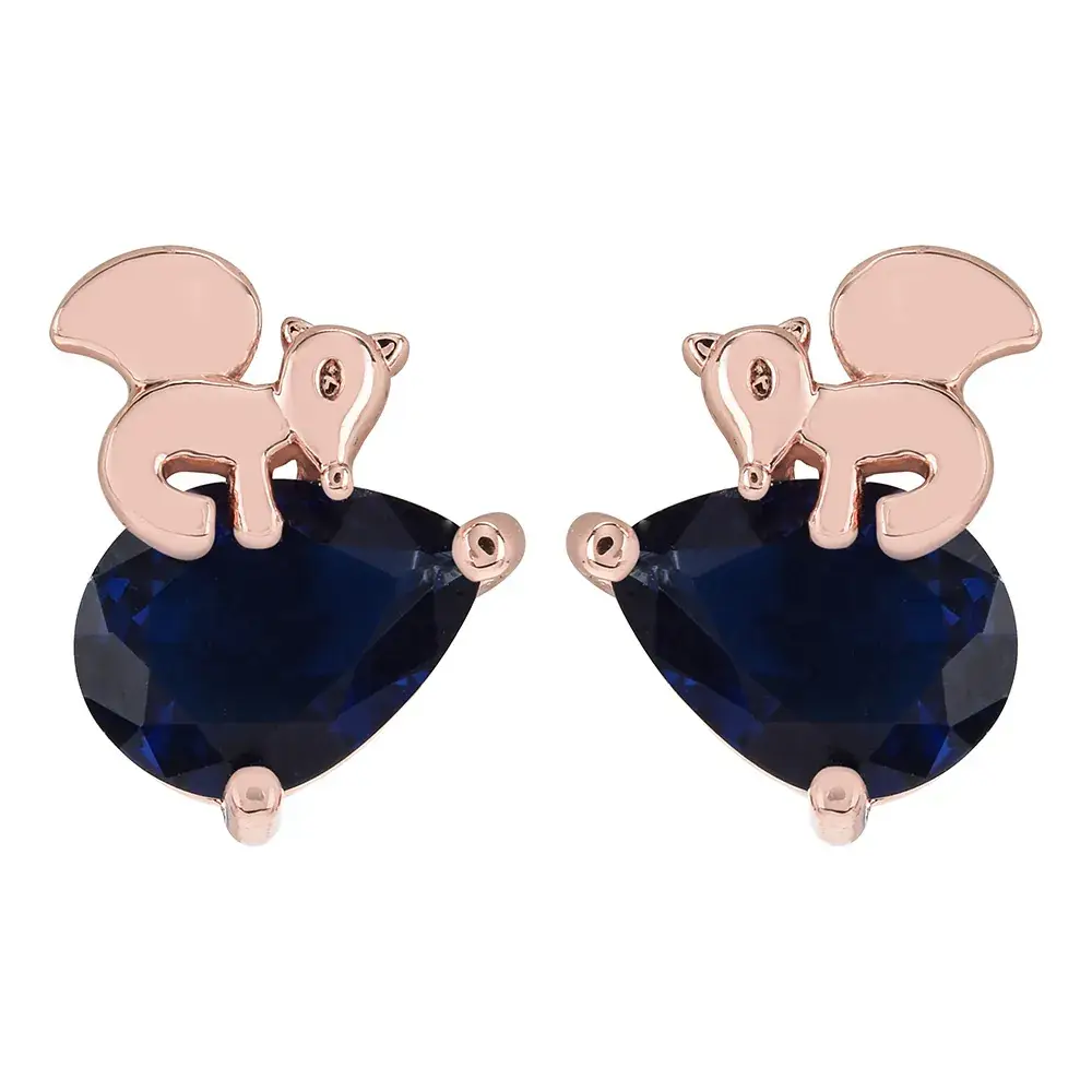 Zircon Squirrel Earrings for Women