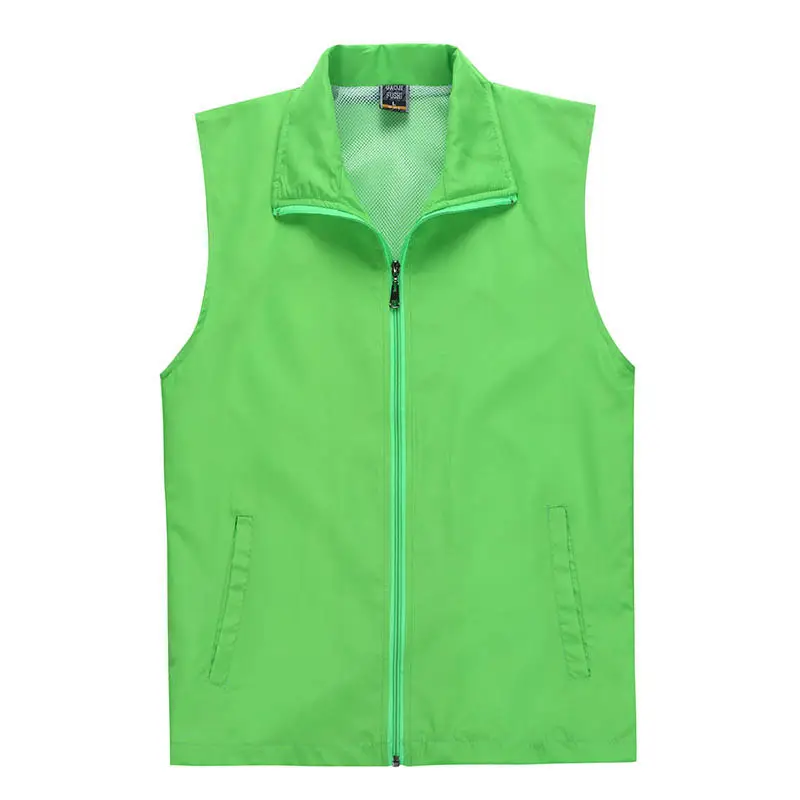 Light Blue Full Zip Vest for Women - Image 11
