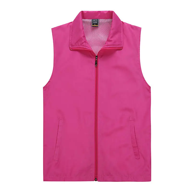 Light Blue Full Zip Vest for Women - Image 12