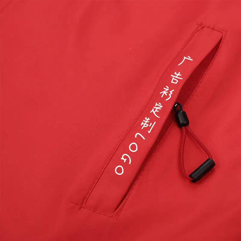Autumn Winter Windbreaker with Printed Logo Sublimation - Image 8
