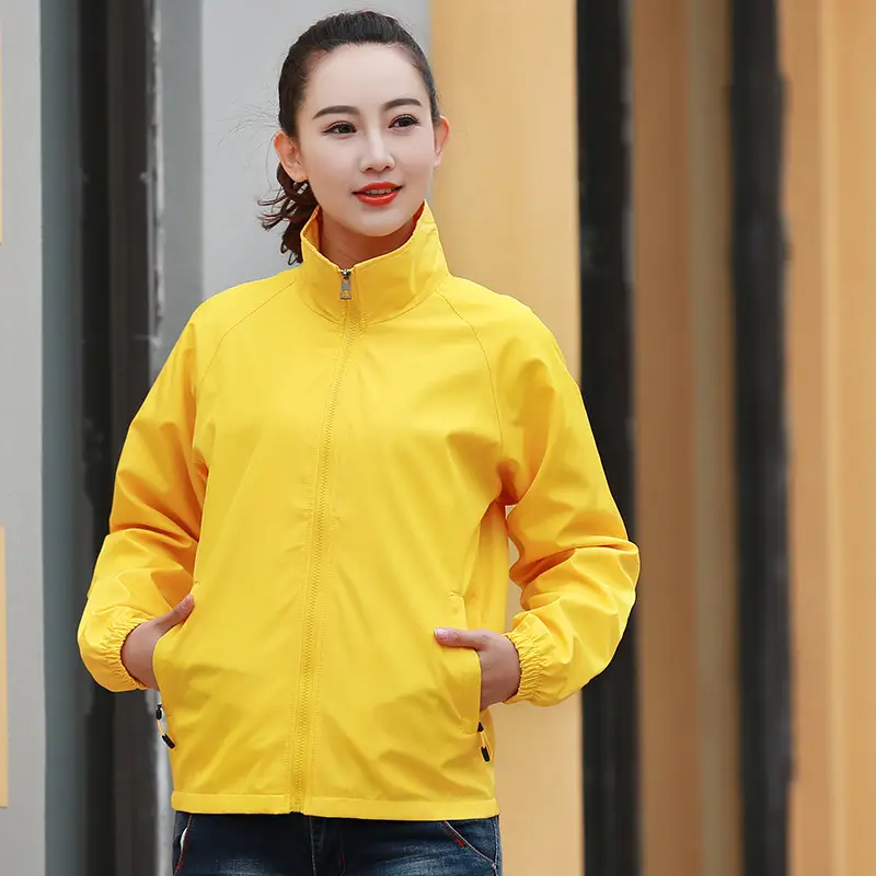 Autumn Winter Windbreaker with Printed Logo Sublimation - Image 9