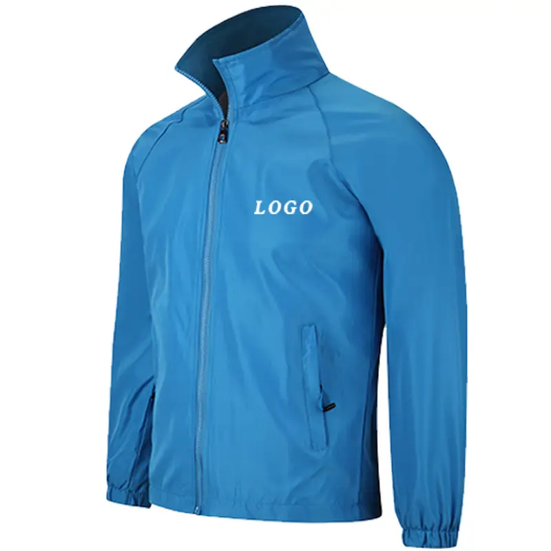 Autumn Winter Windbreaker with Printed Logo Sublimation - Image 11