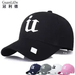 Men's Black Baseball Cap with White Trim — feature 3