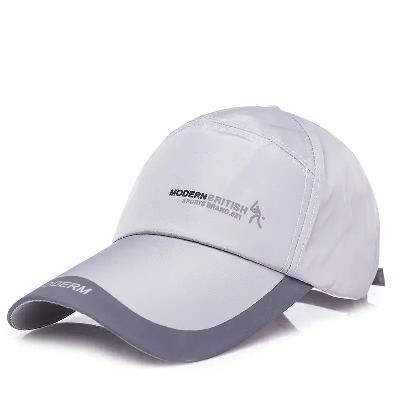 Men's Black Baseball Cap with White Trim - Image 5