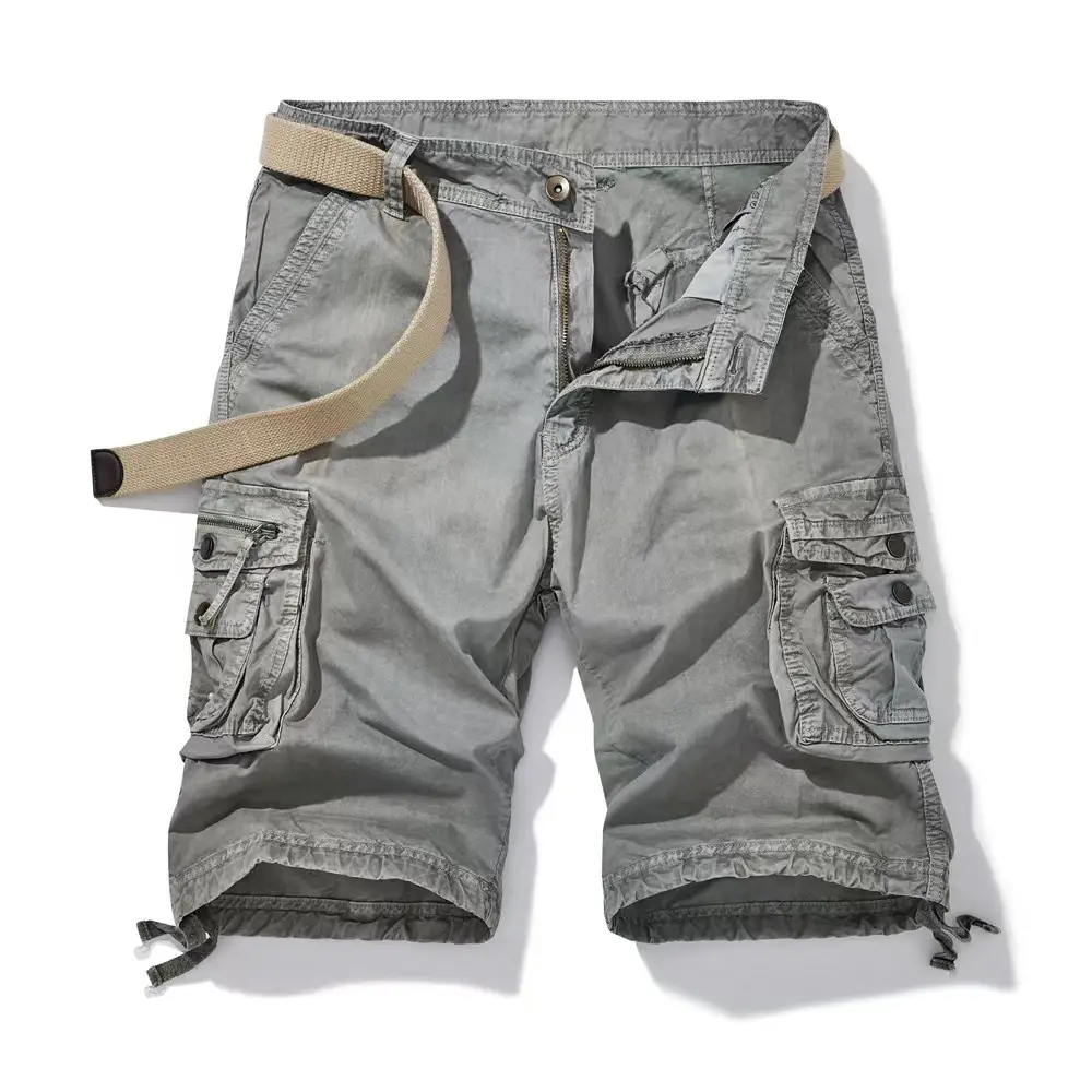 Blue 5-Point Cargo Shorts for Men 2022