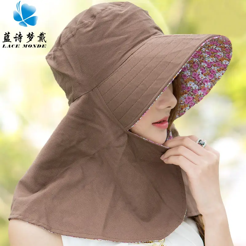 Women's Korean Style Sun Hat with UV Protection - Image 3