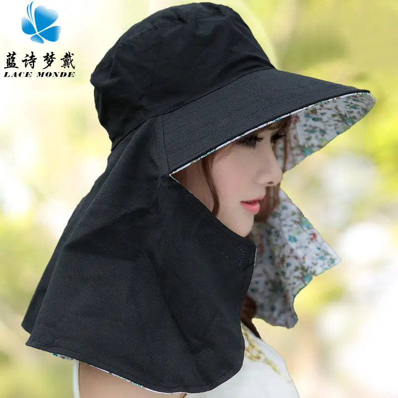 Women's Korean Style Sun Hat with UV Protection - Image 4