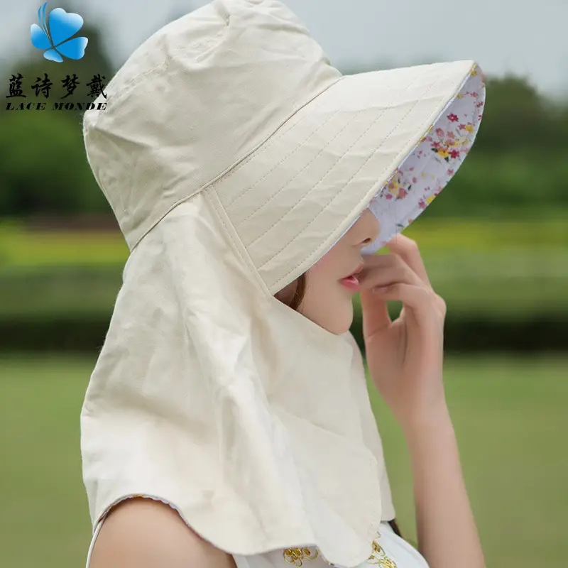 Women's Korean Style Sun Hat with UV Protection - Image 5