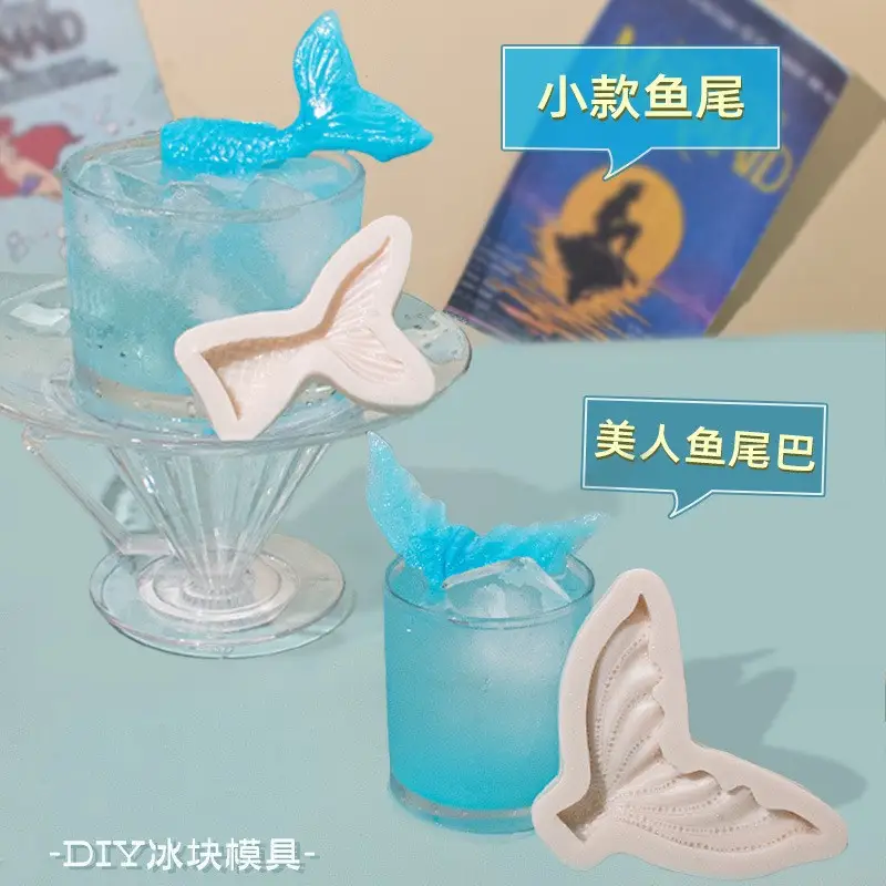 Sanxin Fishtail Flip Sugar Silicone Mold 64mm - Image 20