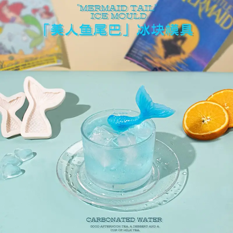 Sanxin Fishtail Flip Sugar Silicone Mold 64mm - Image 22