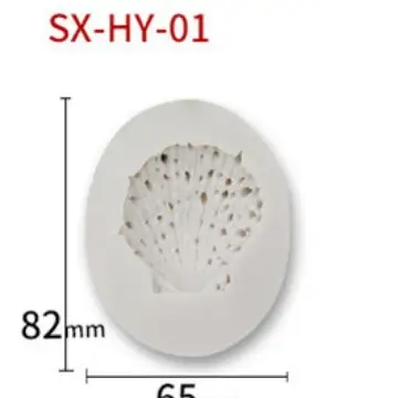 Sanxin Fishtail Flip Sugar Silicone Mold 64mm - Image 6