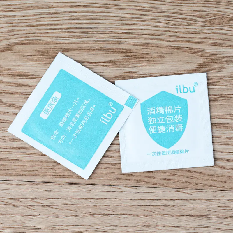 6X6cm Alcohol Cotton Skin Wound Disinfection Sheet 100 Pcs - Image 9