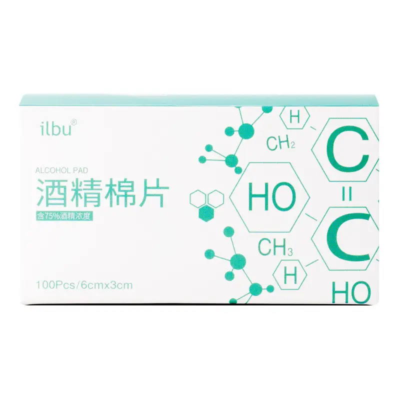 6X6cm Alcohol Cotton Skin Wound Disinfection Sheet 100 Pcs - Image 11