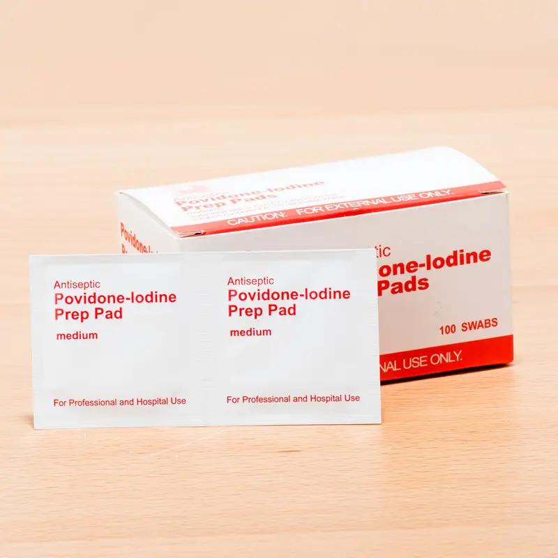 6X6cm Alcohol Cotton Skin Wound Disinfection Sheet 100 Pcs - Image 3
